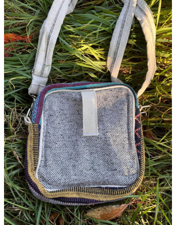 Ethno kabelka z konope - farebná